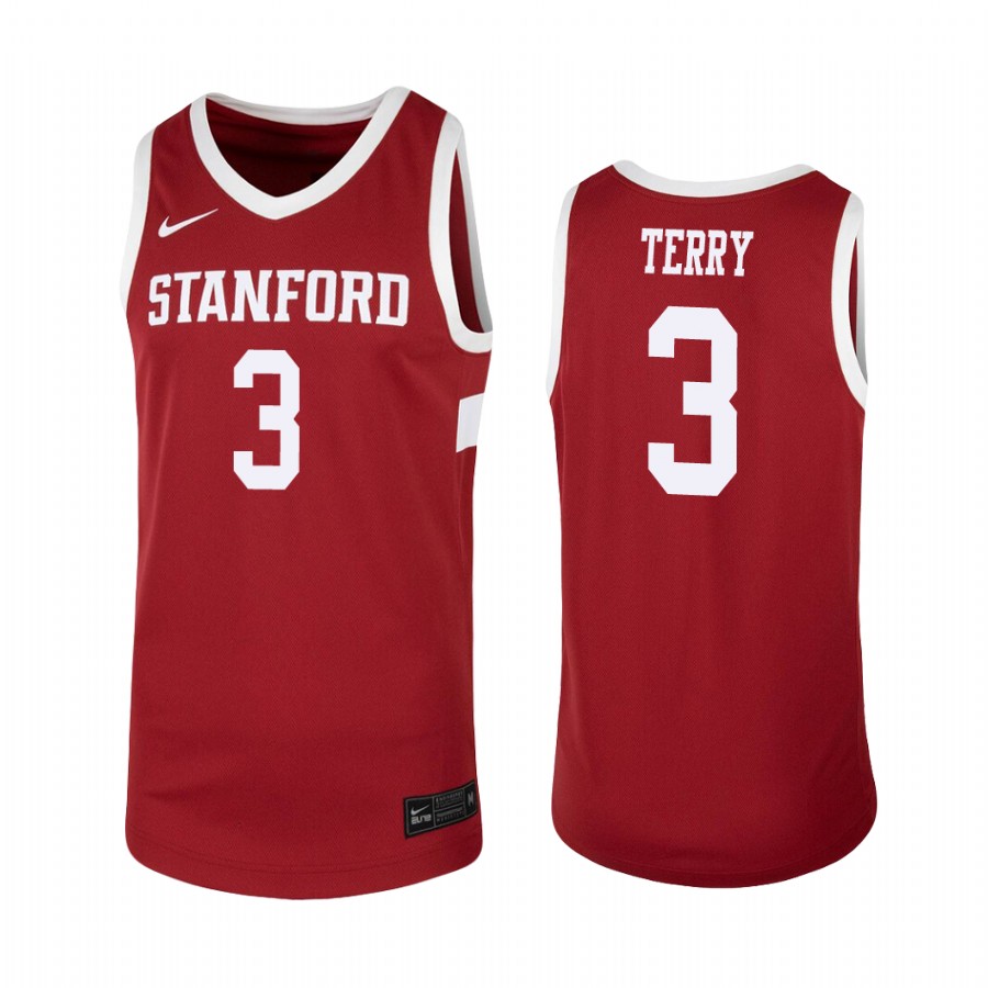 Stanford Cardinal Tyrell Terry Cardinal  College Baketball Jersey