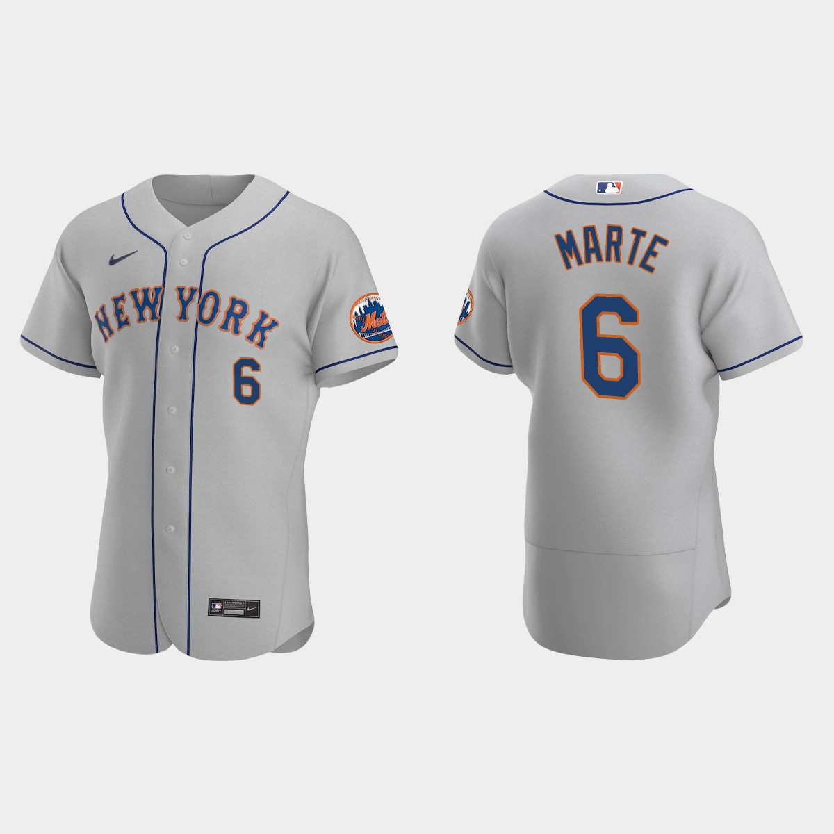 Starling Marte New York Mets Road Jersey - Gray