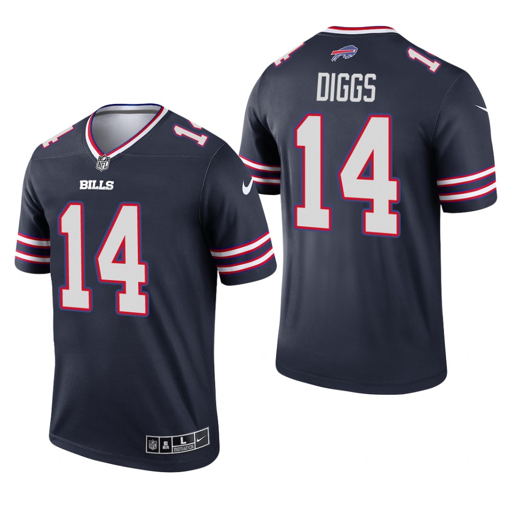 Stefon Diggs Buffalo Bills Navy Jersey Inverted Legend - Men's
