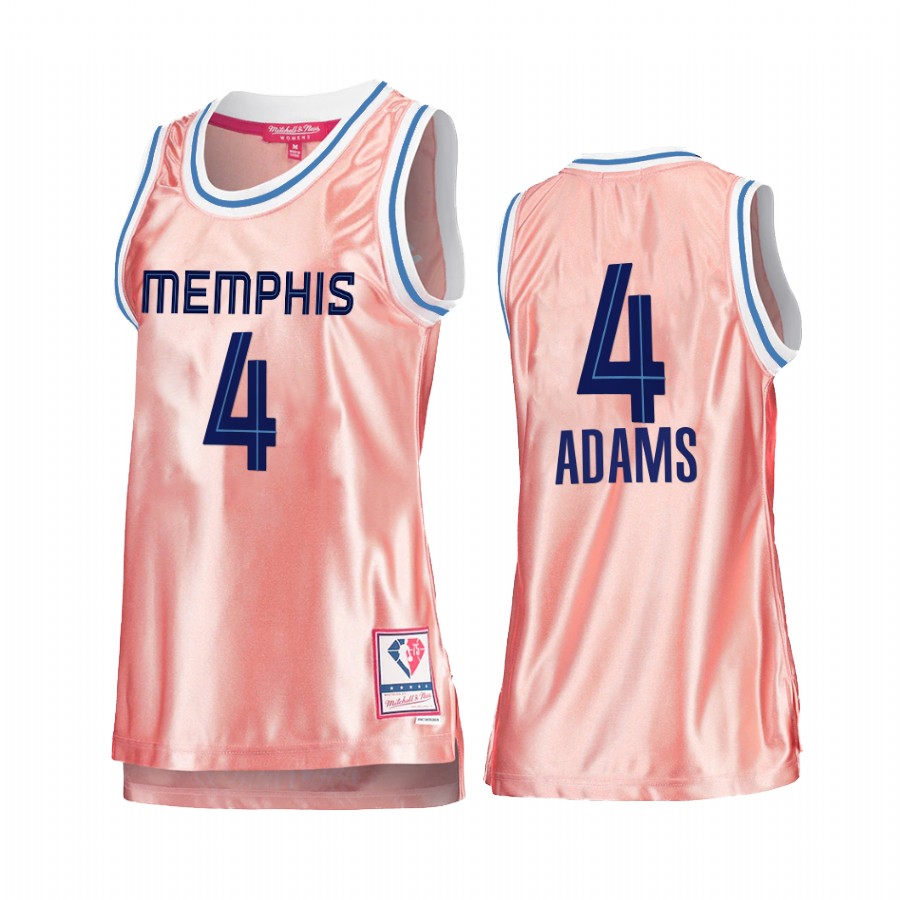 Steven Adams Memphis Grizzlies Rose Gold Jersey #4 Pink 75th Anniversary Women's Tank