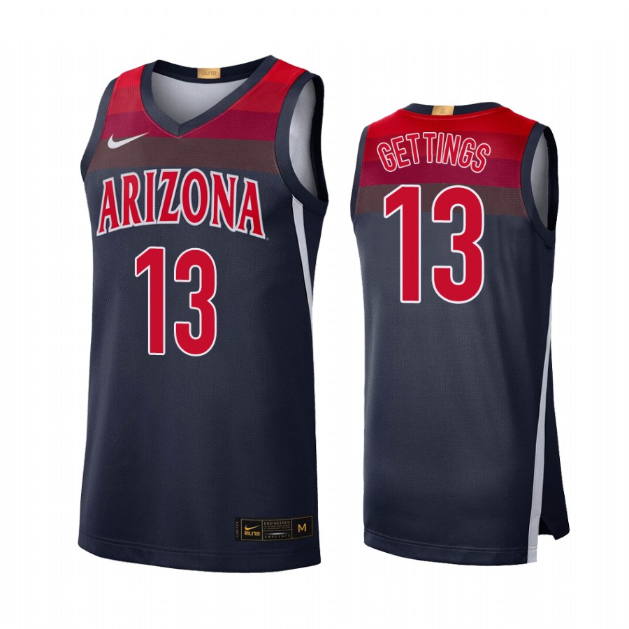Stone Gettings Arizona Wildcats #13 Limited College Baketball Jersey - Navy