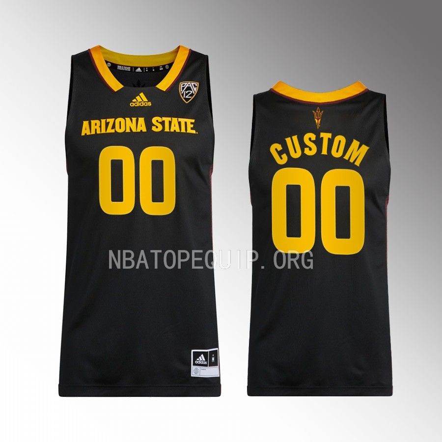Sun Devils Custom Jersey 2022-23 Swingman  Black Uniform