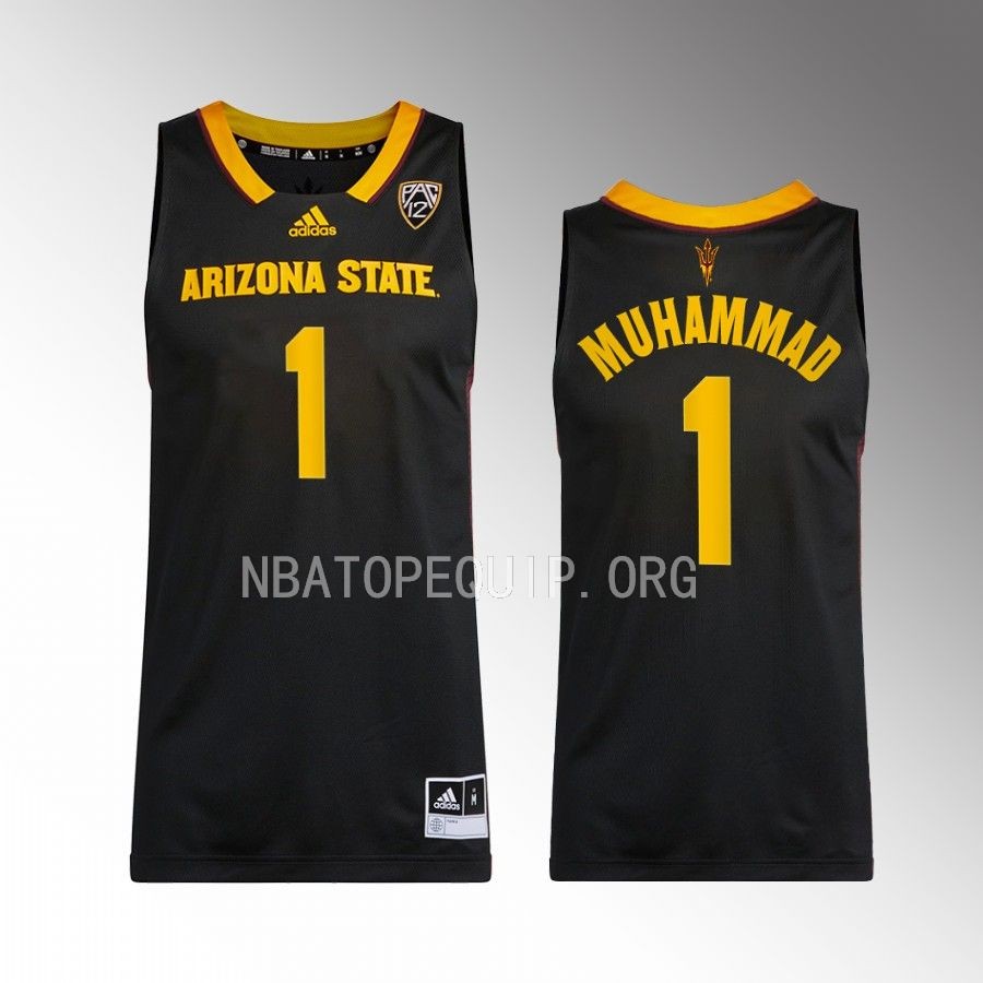 Sun Devils Luther Muhammad Jersey 2022-23 Swingman  Black Uniform
