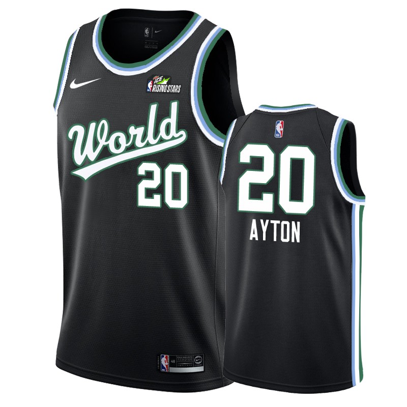 Suns Male Deandre Ayton #20 2019 Rising Star Black Team USA Jersey