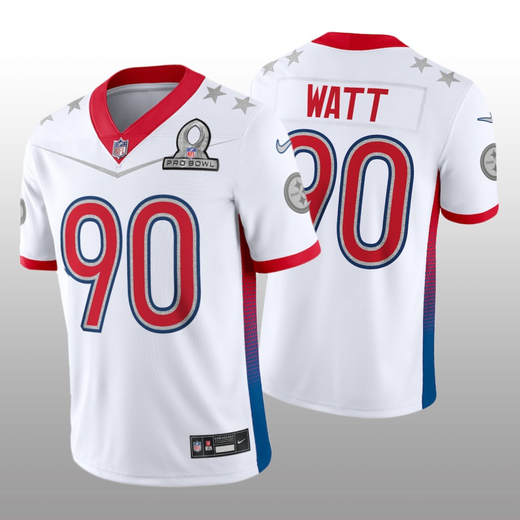 T.J. Watt White Game Jersey 2022 AFC Pro Bowl - Men's