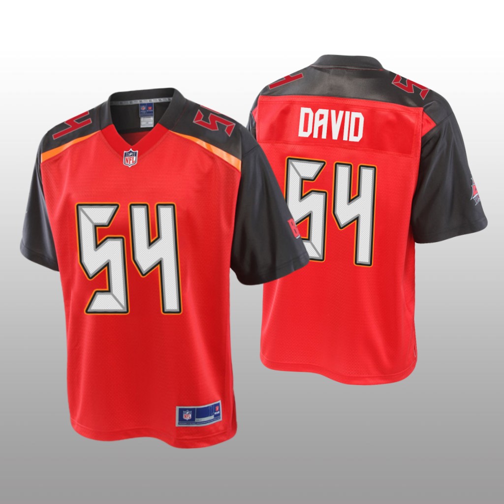 Tampa Bay Buccaneers #54 Red Lavonte David Pro Line Jersey - Youth