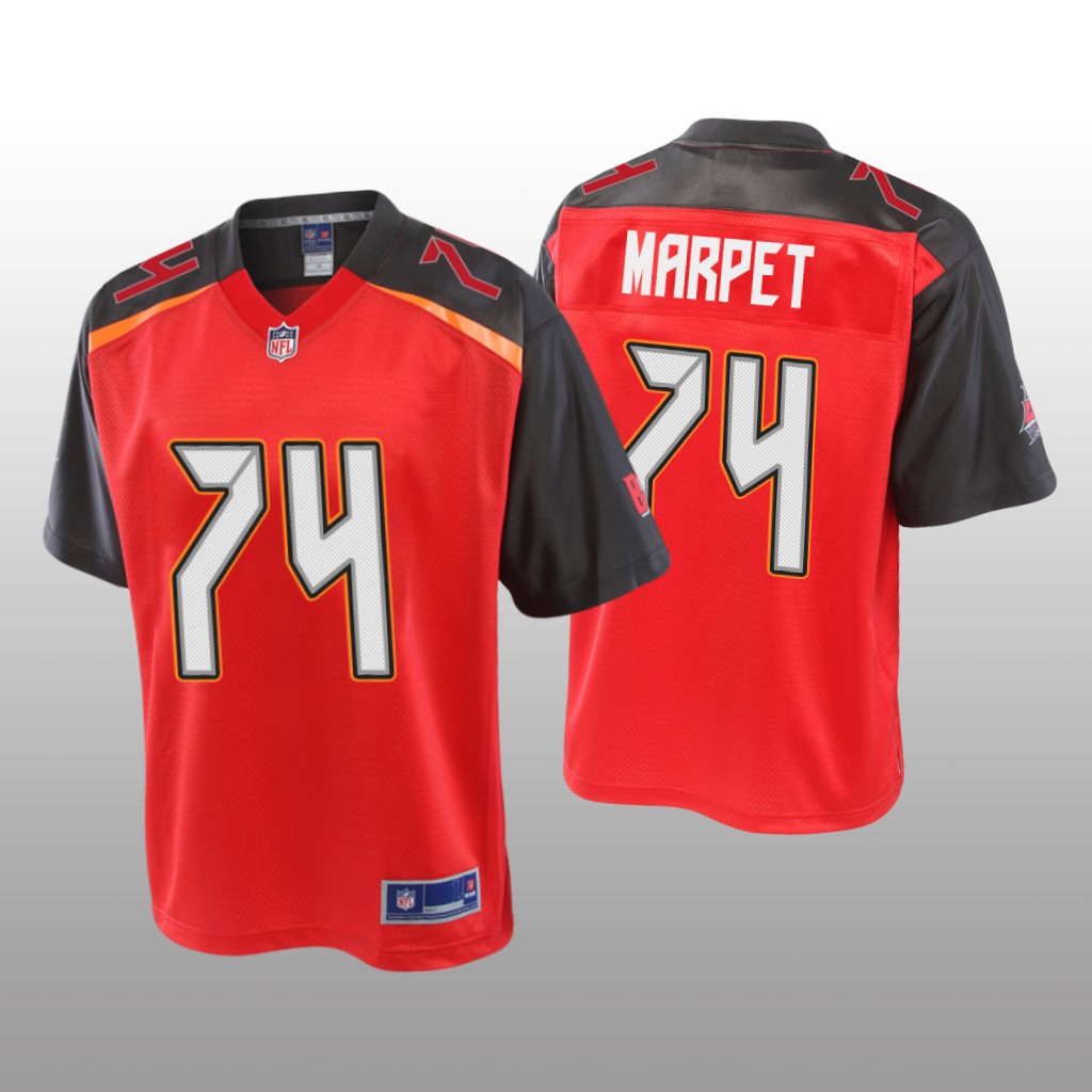 Tampa Bay Buccaneers #74 Red Ali Marpet Pro Line Jersey - Youth