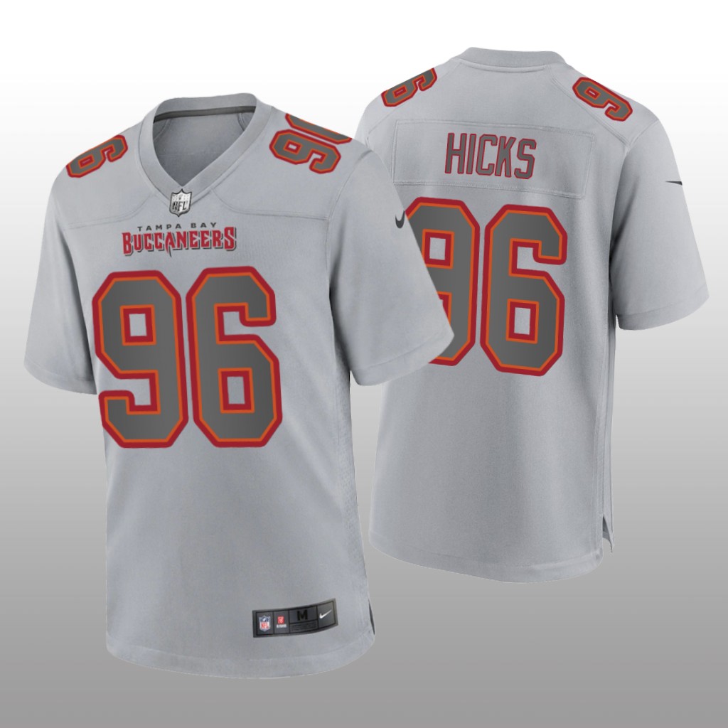 Tampa Bay Buccaneers Akiem Hicks Gray Jersey Atmosphere Fashion Game - Men's