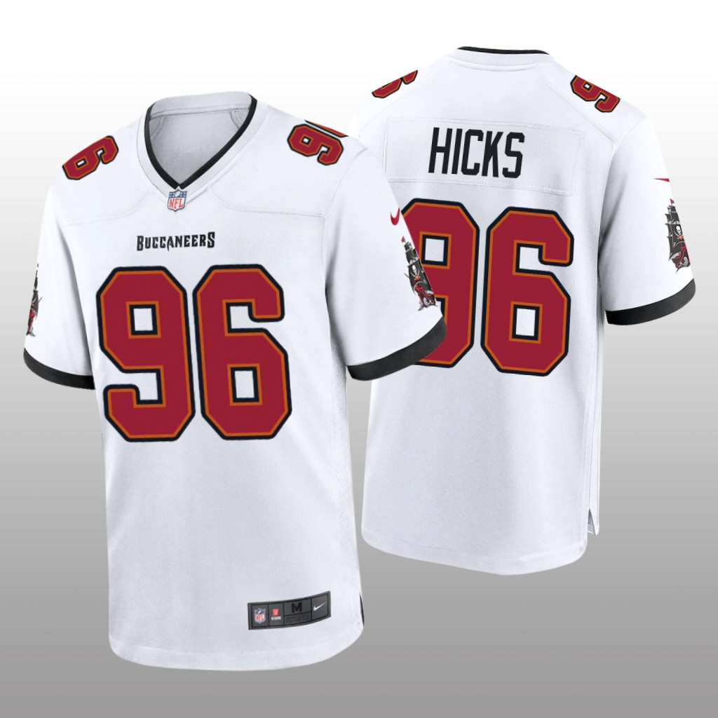 Tampa Bay Buccaneers Akiem Hicks White Jersey Game - Men's