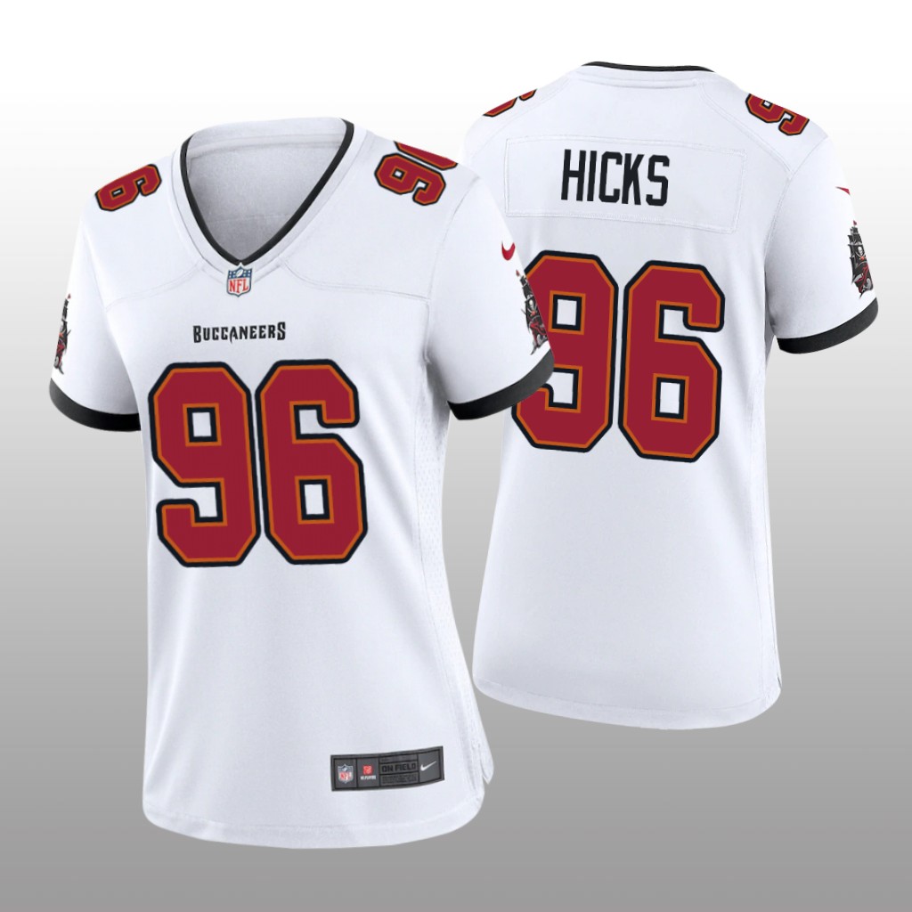 Tampa Bay Buccaneers Akiem Hicks White Jersey Game - Women's