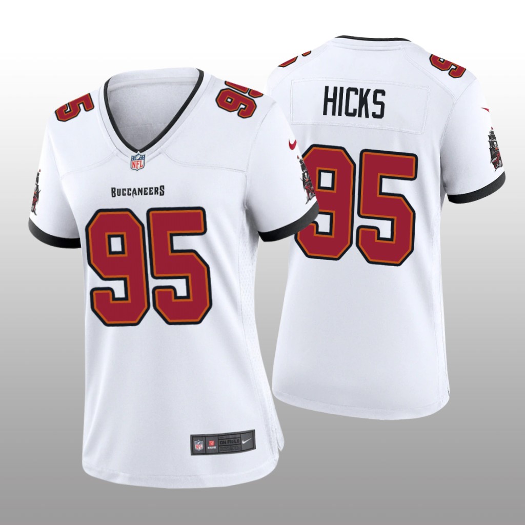 Tampa Bay Buccaneers Akiem Hicks White Jersey Game - Women's