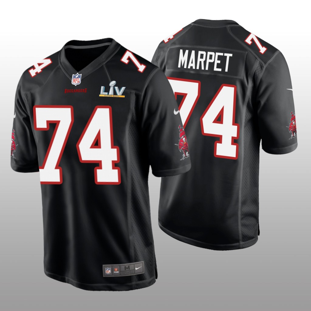 Tampa Bay Buccaneers Ali Marpet Black Game Fashion Jersey Super Bowl LV - Men's