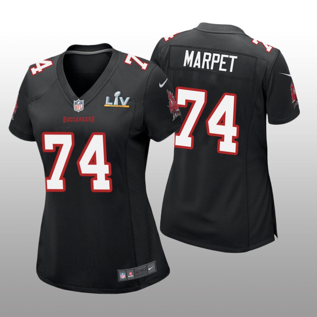 Tampa Bay Buccaneers Ali Marpet Black Game Fashion Jersey Super Bowl LV - Women's