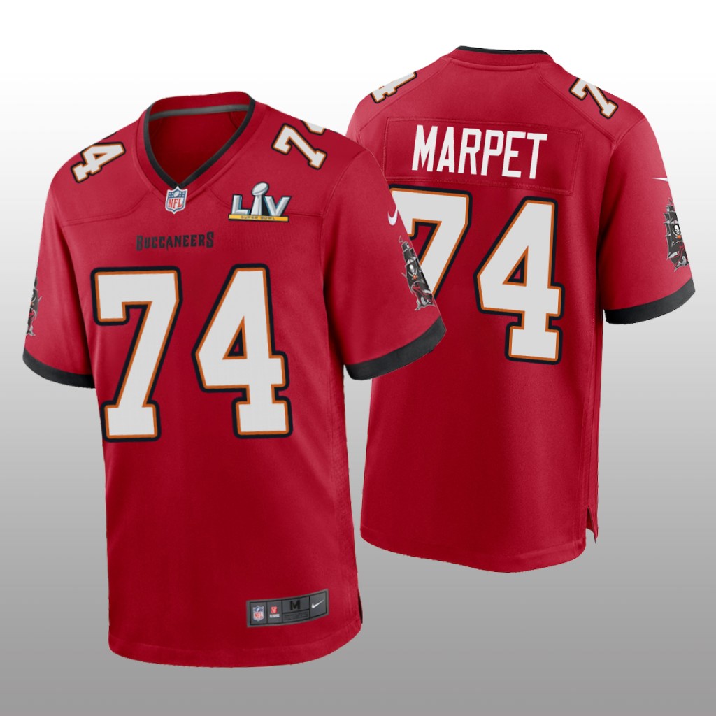 Tampa Bay Buccaneers Ali Marpet Red Game Jersey Super Bowl LV - Men's