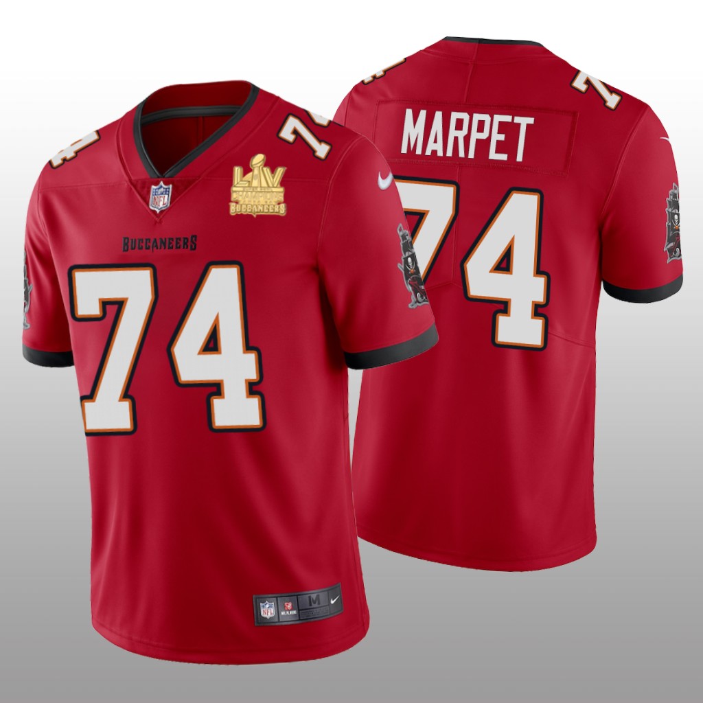 Tampa Bay Buccaneers Ali Marpet Red Vapor Limited Jersey Super Bowl LV Champions - Men's
