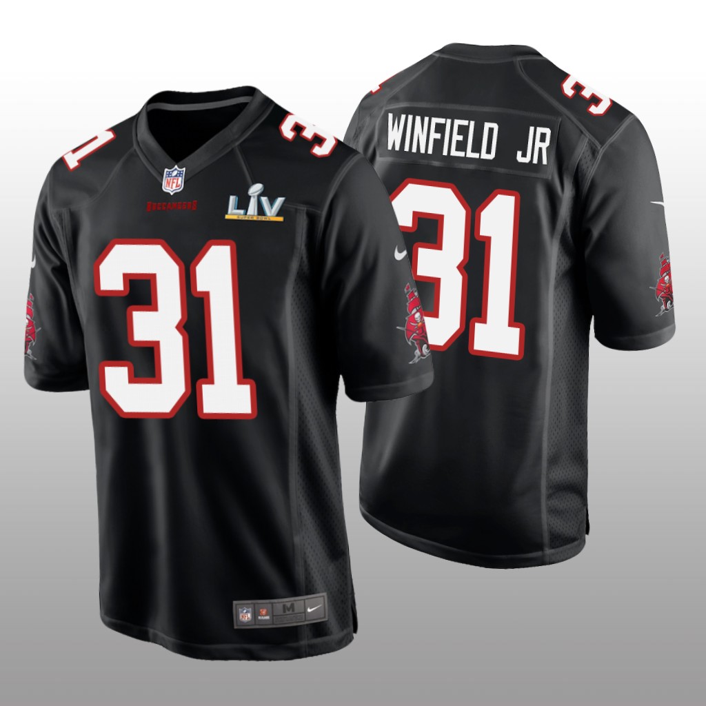 Tampa Bay Buccaneers Antoine Winfield Jr. Black Game Fashion Jersey Super Bowl LV - Men's