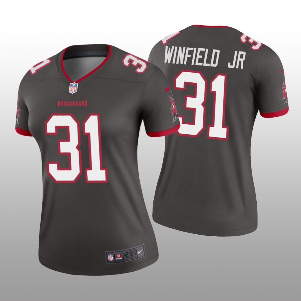 Tampa Bay Buccaneers Antoine Winfield Jr. Pewter Jersey Legend - Women's