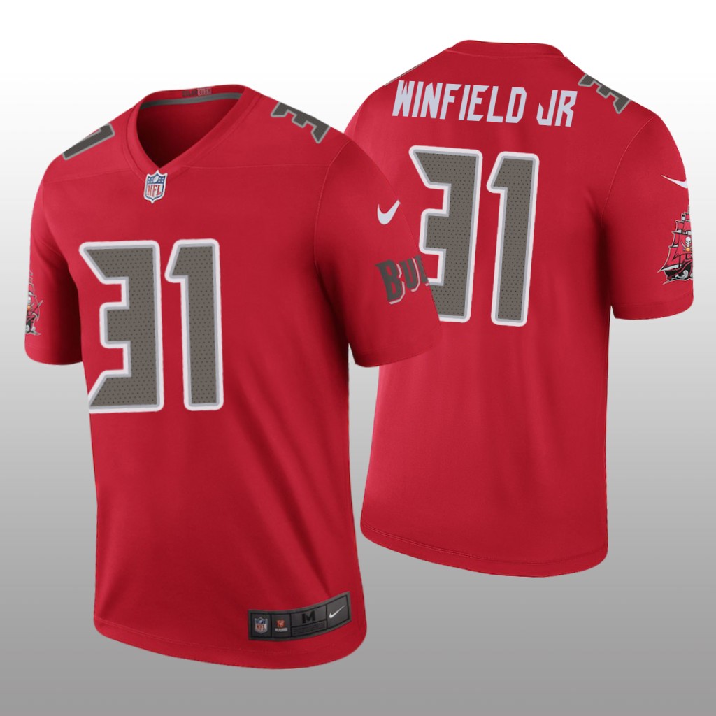Tampa Bay Buccaneers Antoine Winfield Jr. Red Jersey Color Rush Legend - Men's