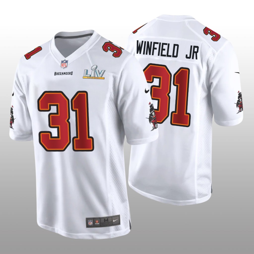 Tampa Bay Buccaneers Antoine Winfield Jr. White Game Fashion Jersey Super Bowl LV - Men's