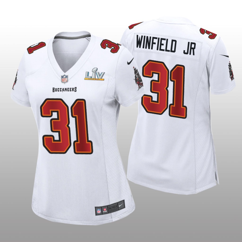 Tampa Bay Buccaneers Antoine Winfield Jr. White Game Fashion Jersey Super Bowl LV - Women's