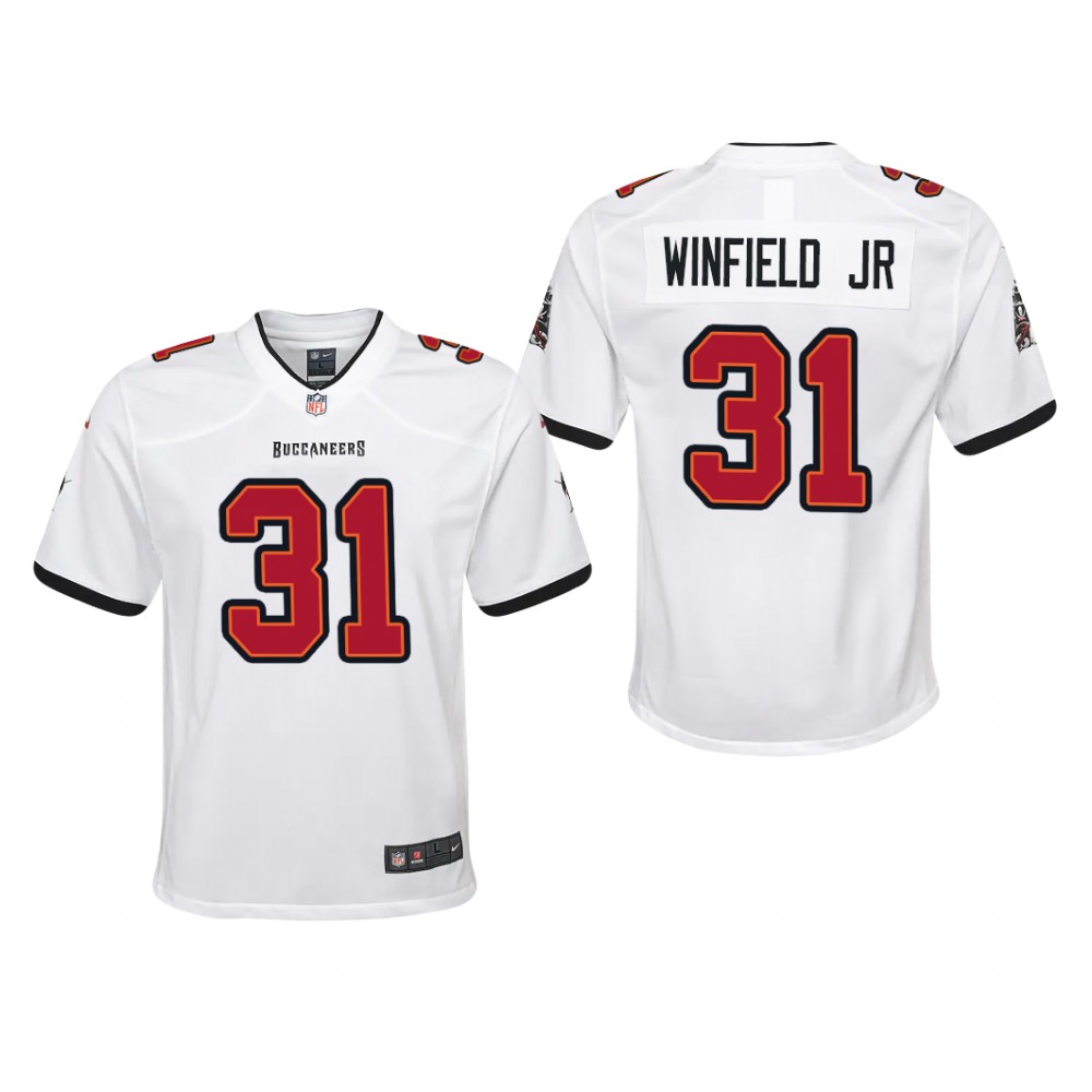 Tampa Bay Buccaneers Antoine Winfield Jr. White Jersey Game - Youth