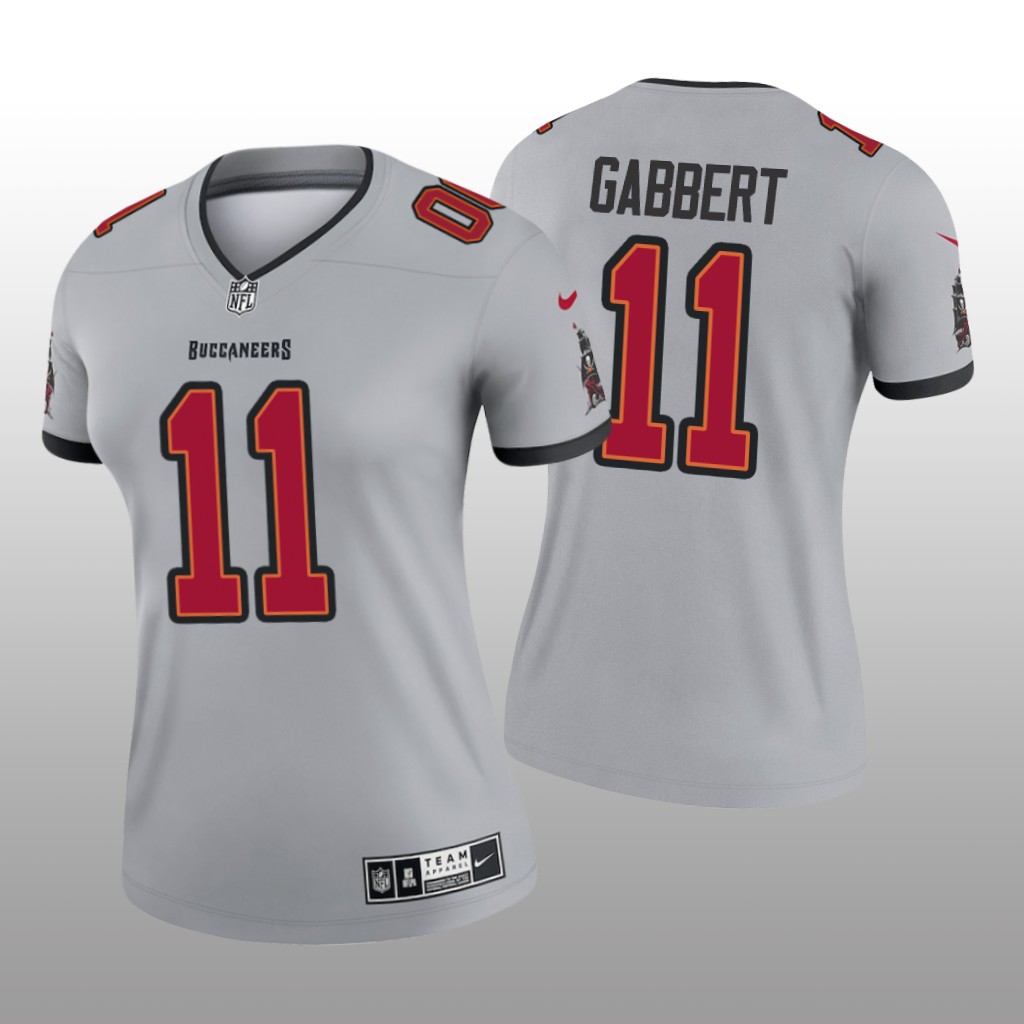 Tampa Bay Buccaneers Blaine Gabbert Gray Jersey Inverted Legend - Women's