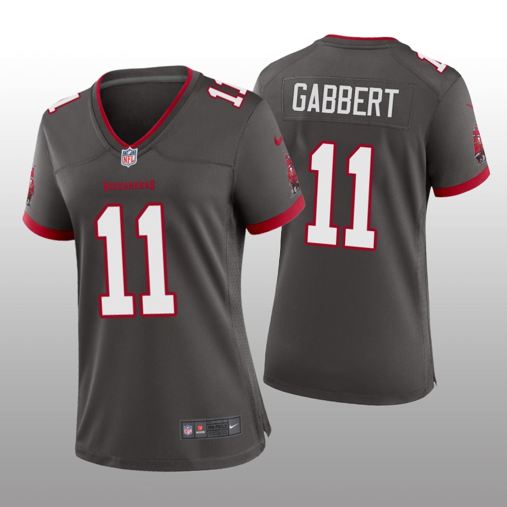 Tampa Bay Buccaneers Blaine Gabbert Pewter Jersey Alternate Game - Women's