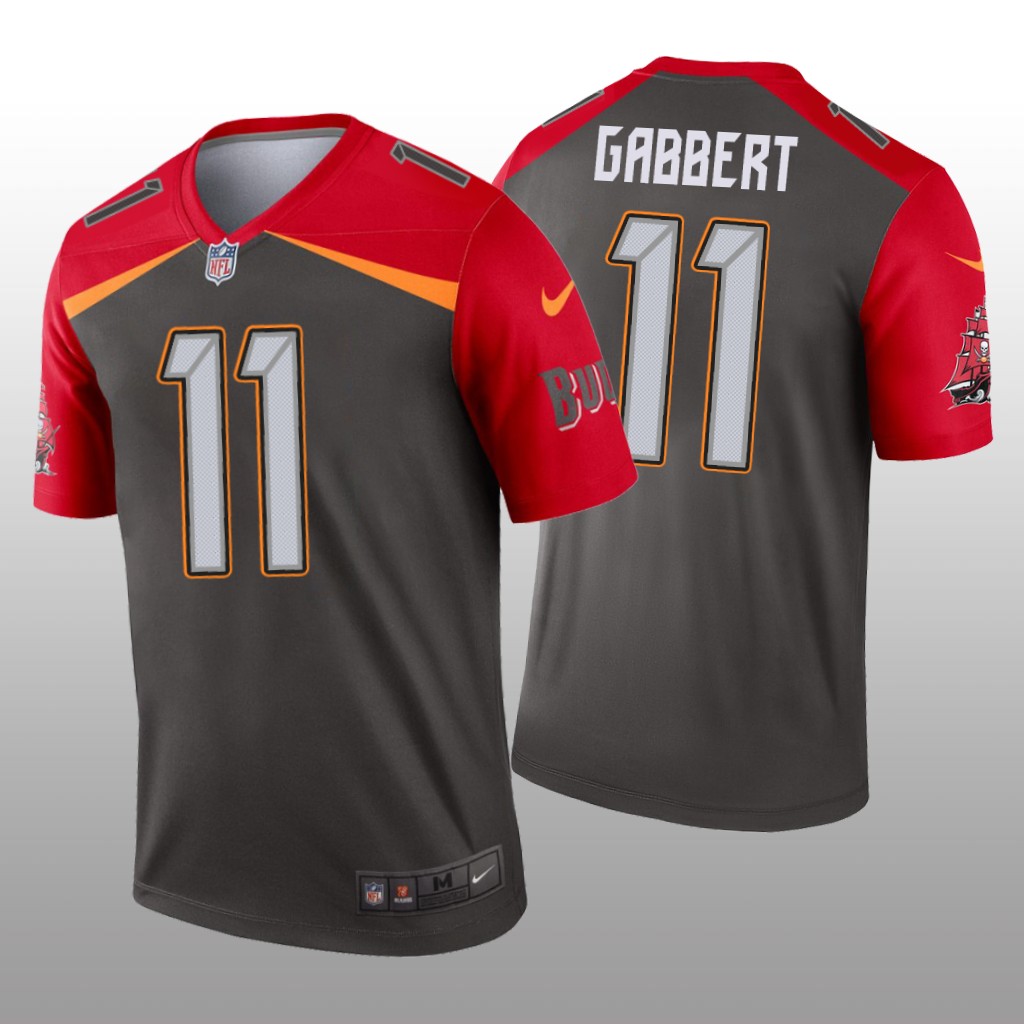 Tampa Bay Buccaneers Blaine Gabbert Pewter Jersey Inverted Legend - Men's