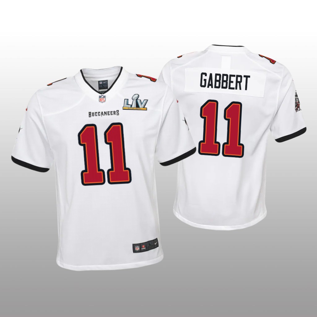 Tampa Bay Buccaneers Blaine Gabbert White Game Jersey Super Bowl LV - Youth