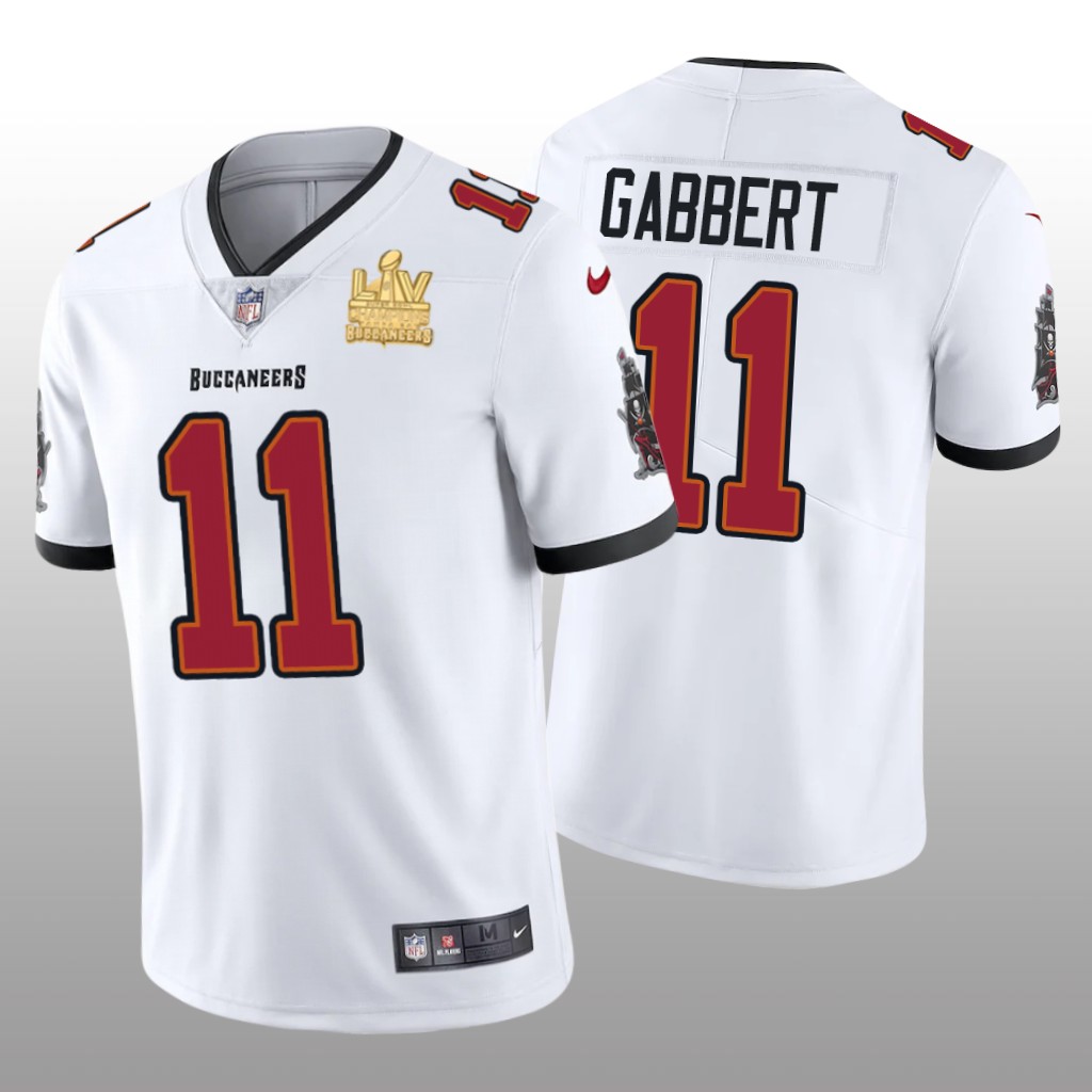 Tampa Bay Buccaneers Blaine Gabbert White Vapor Limited Jersey Super Bowl LV Champions - Men's