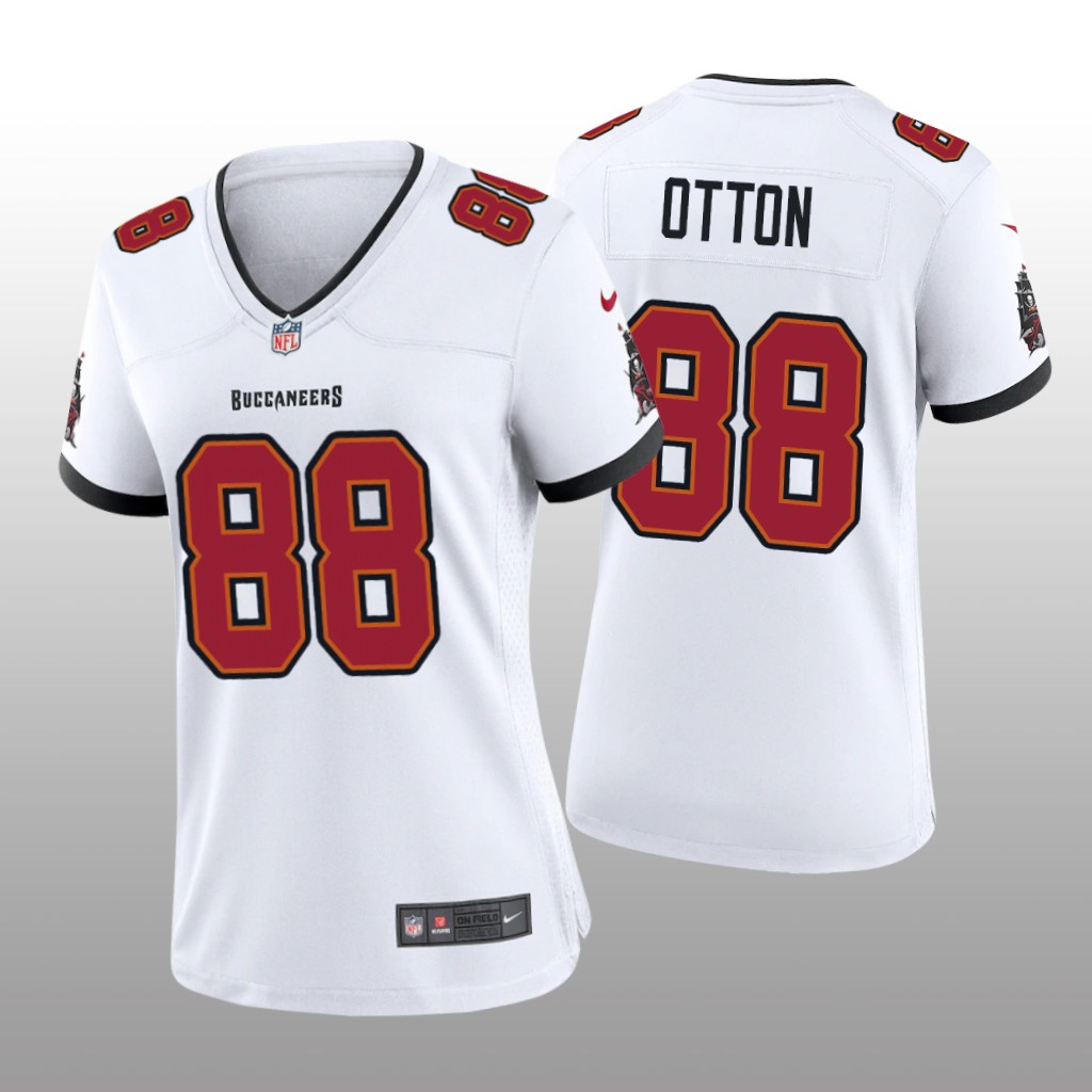 Tampa Bay Buccaneers Cade Otton White Jersey Game - Women's