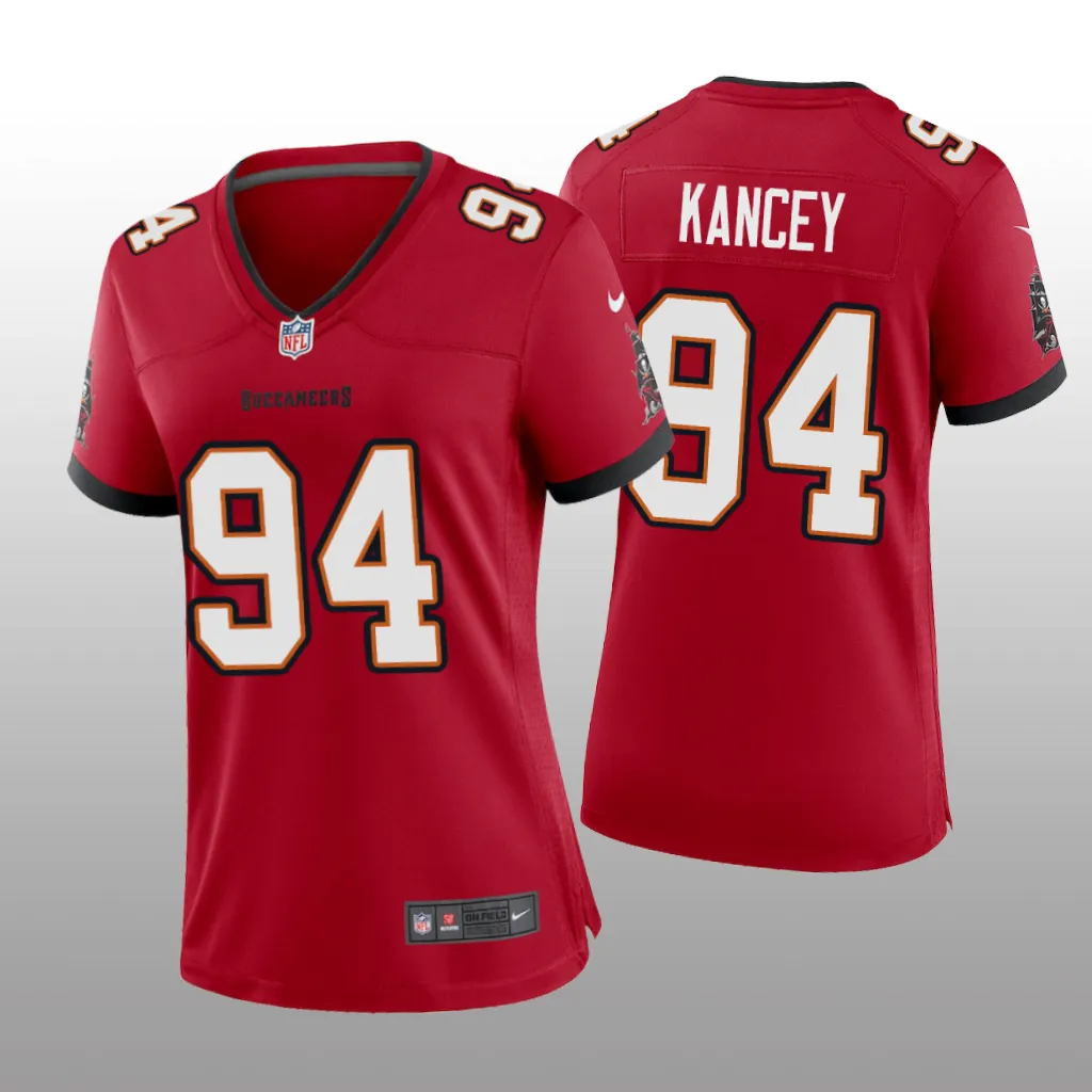 Tampa Bay Buccaneers Calijah Kancey Red Jersey Game - Women's