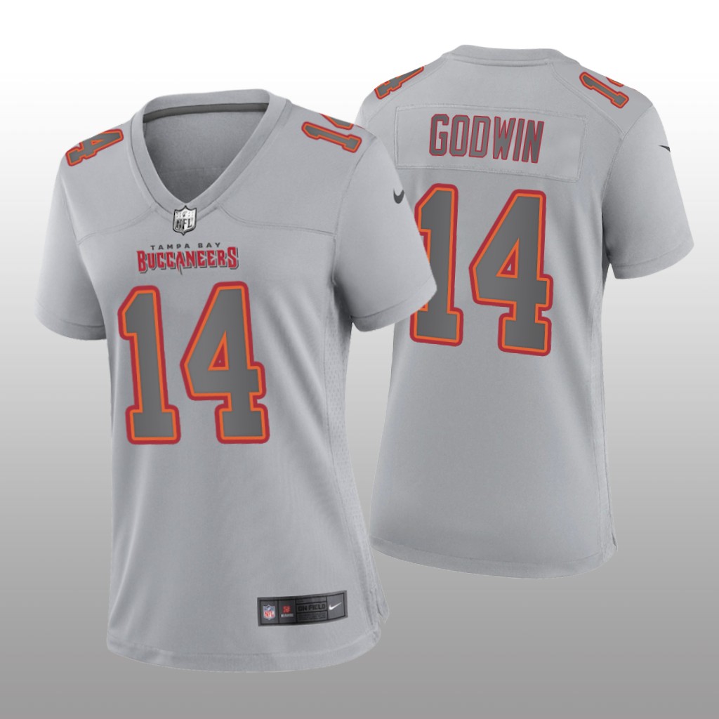 Tampa Bay Buccaneers Chris Godwin Gray Jersey Atmosphere Fashion Game - Women's