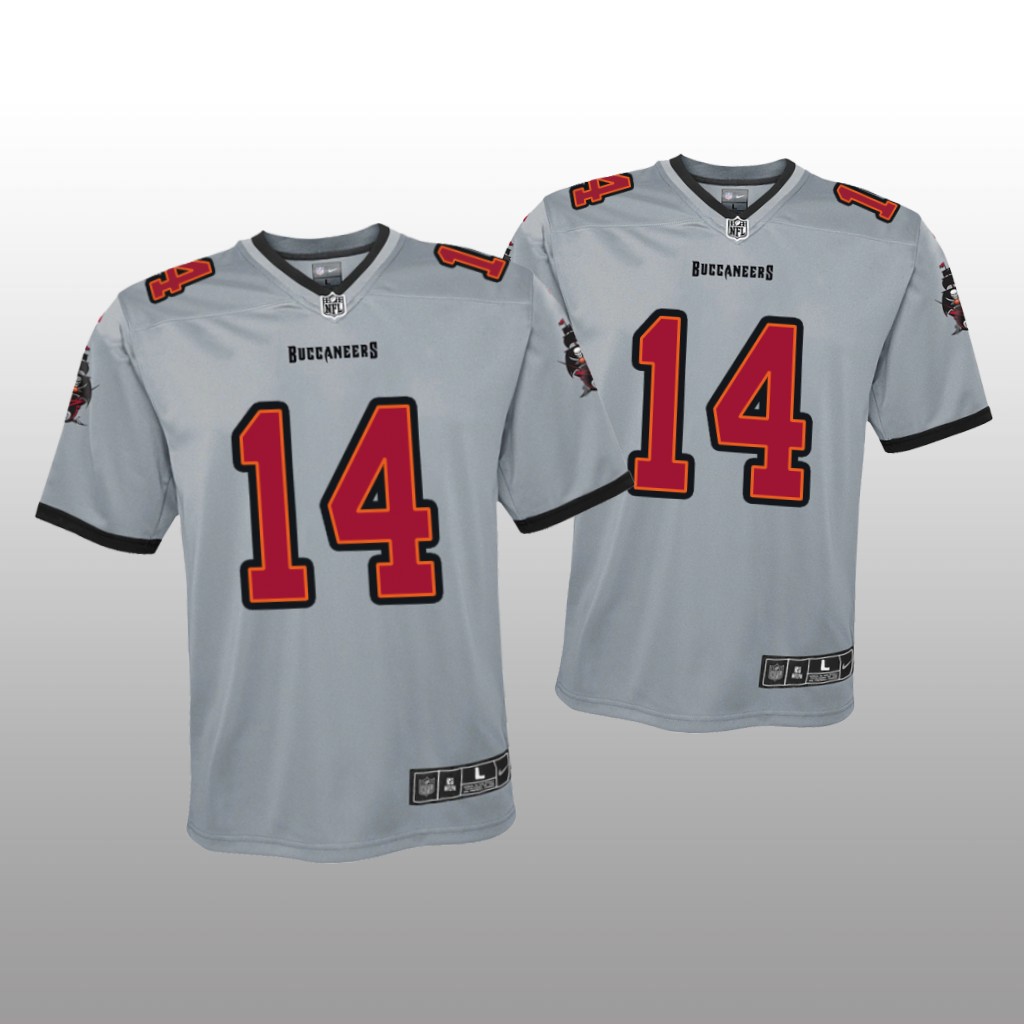 Tampa Bay Buccaneers Chris Godwin Gray Jersey Inverted Game - Youth