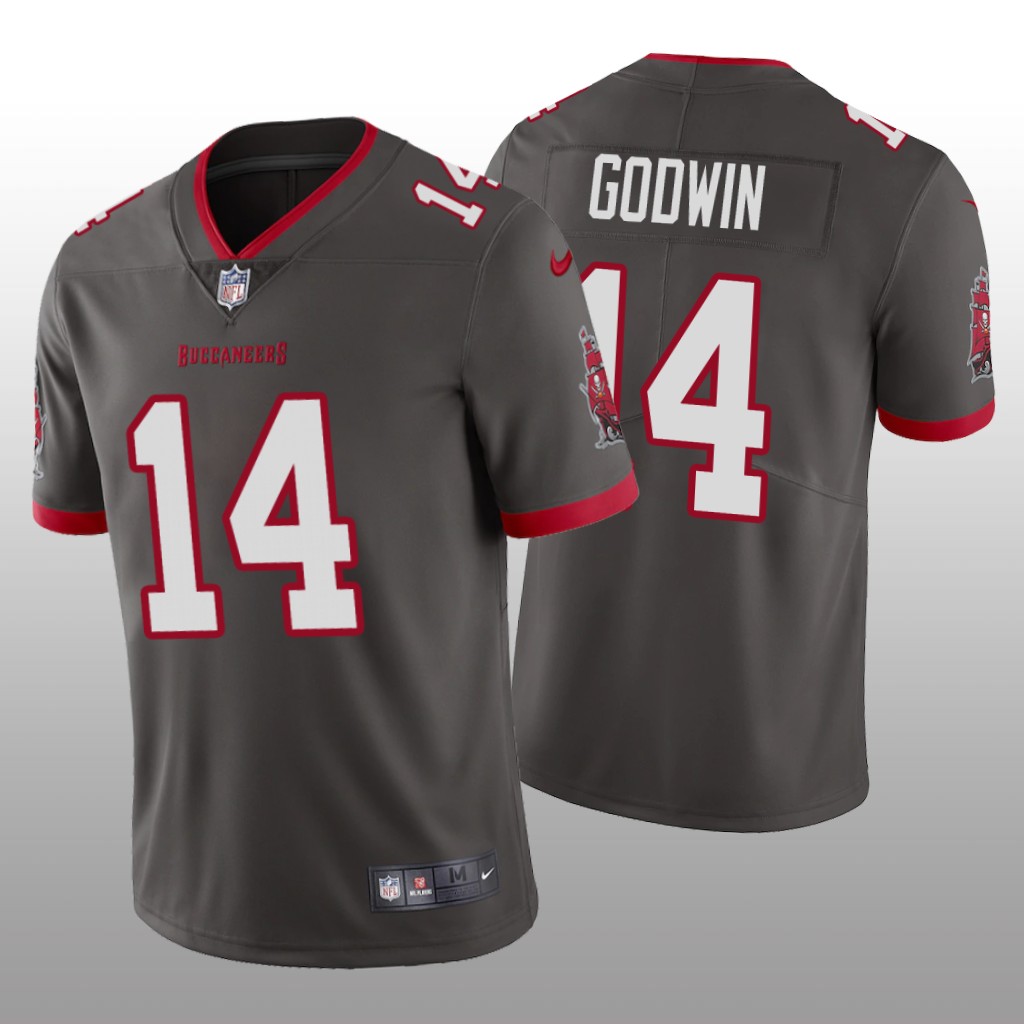 Tampa Bay Buccaneers Chris Godwin Pewter Jersey 2020 Vapor Limited - Men's