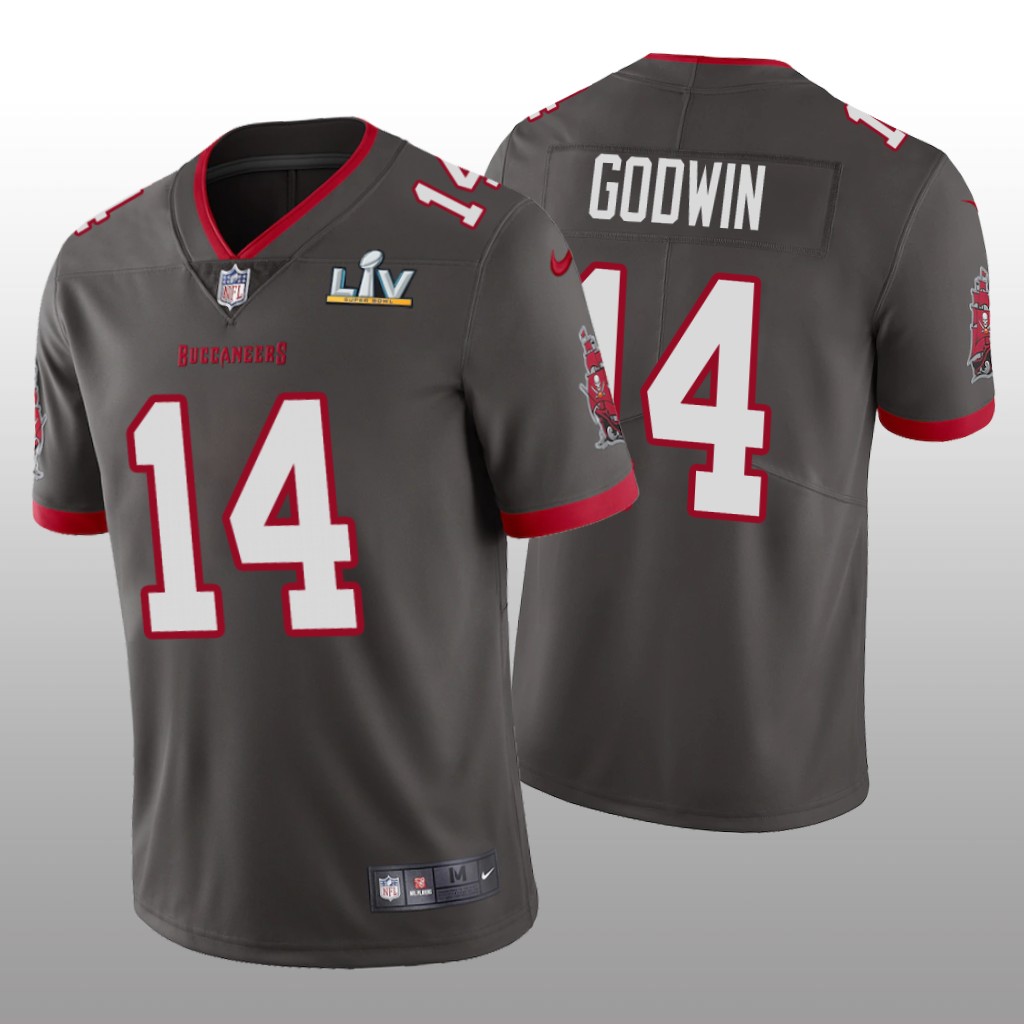 Tampa Bay Buccaneers Chris Godwin Pewter Vapor Limited Jersey Super Bowl LV - Men's