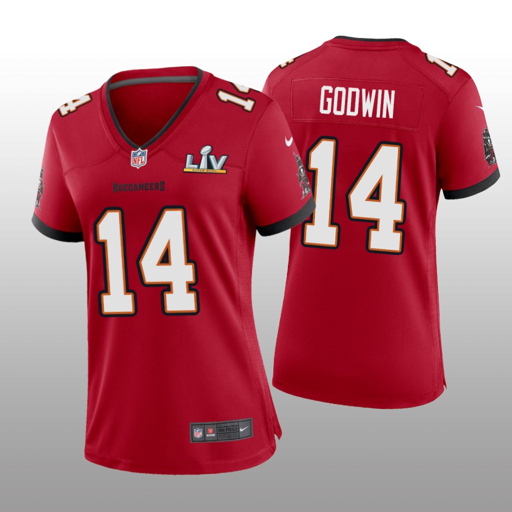 Tampa Bay Buccaneers Chris Godwin Red Game Jersey Super Bowl LV - Women's