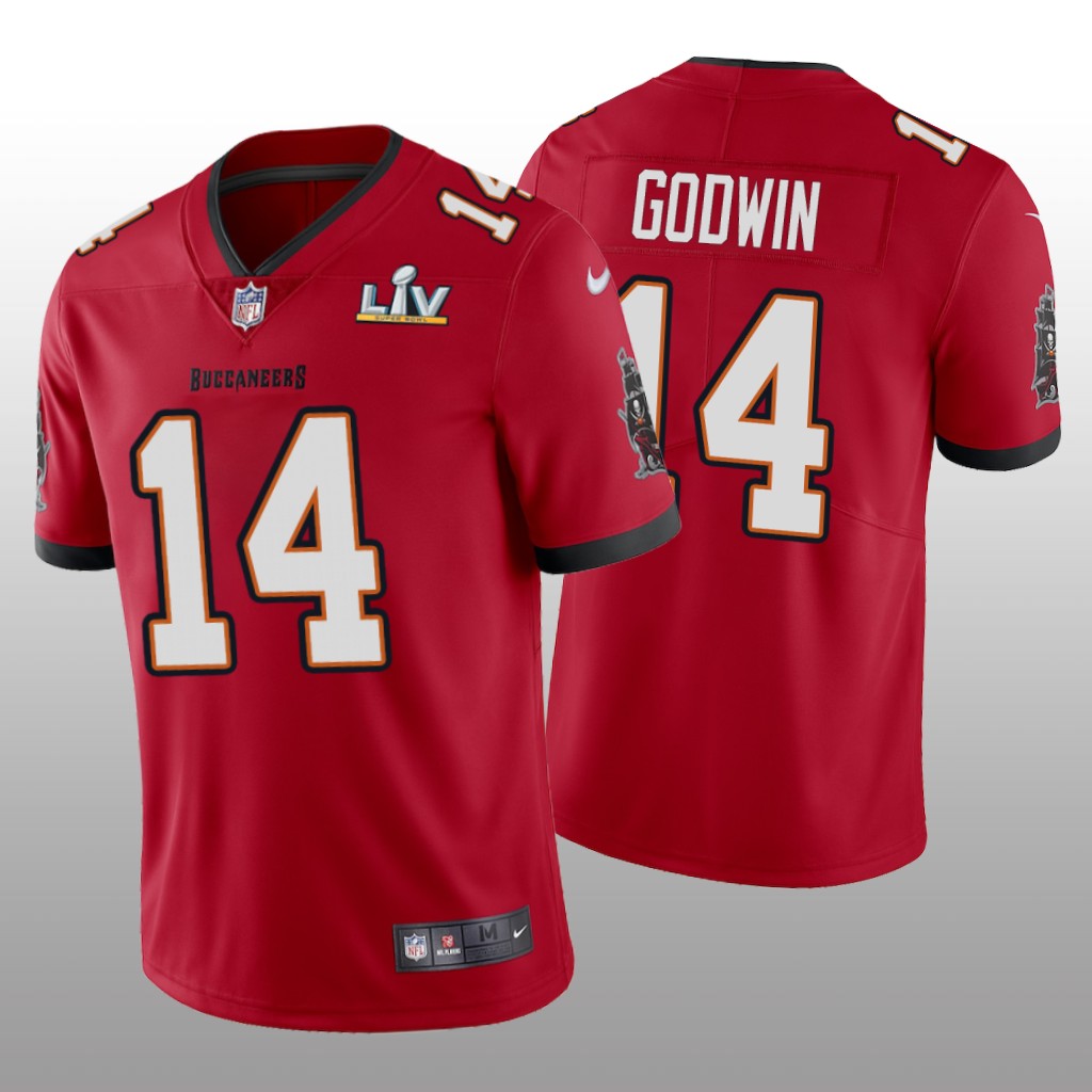Tampa Bay Buccaneers Chris Godwin Red Vapor Limited Jersey Super Bowl LV - Men's