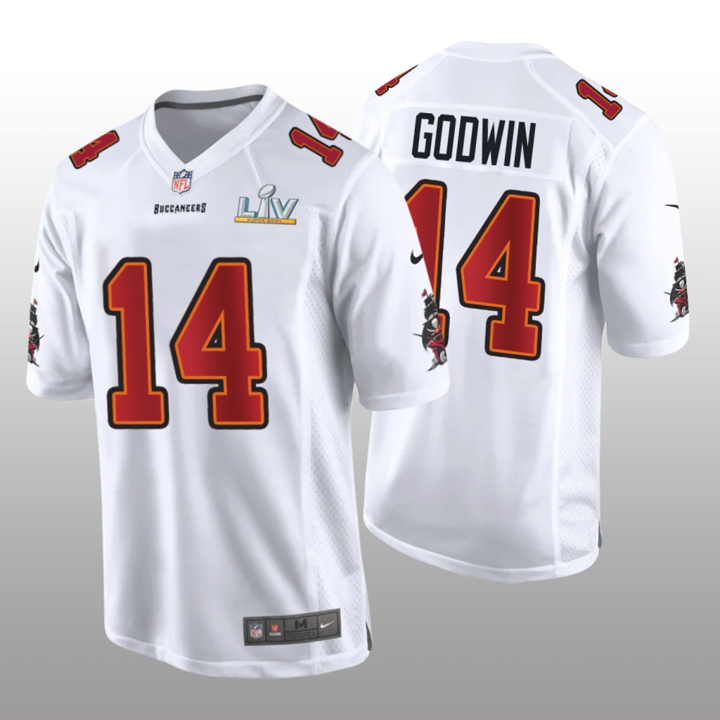 Tampa Bay Buccaneers Chris Godwin White Game Fashion Jersey Super Bowl LV - Men's