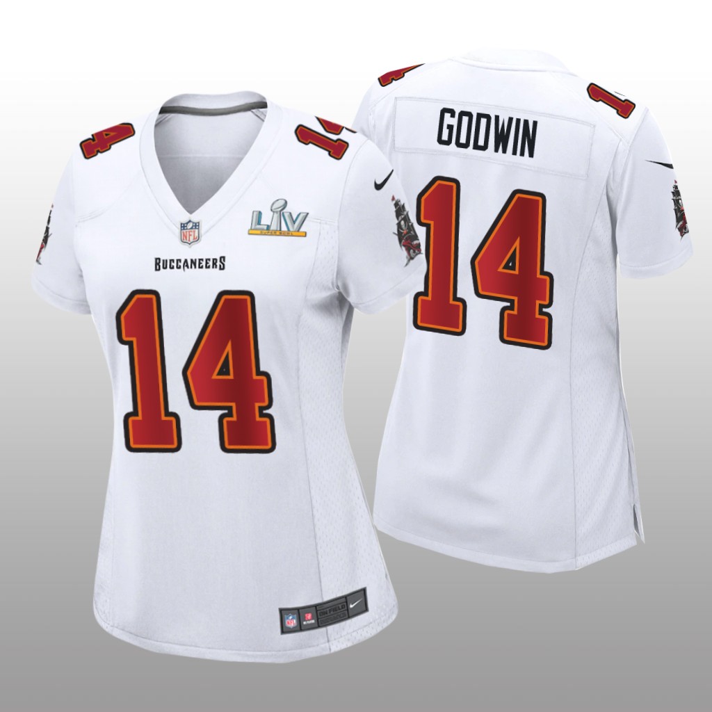 Tampa Bay Buccaneers Chris Godwin White Game Fashion Jersey Super Bowl LV - Women's
