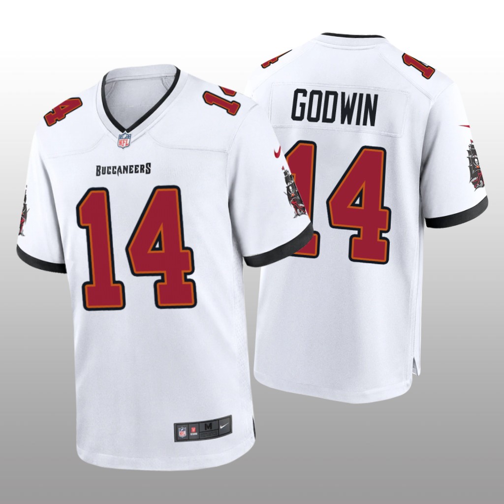 Tampa Bay Buccaneers Chris Godwin White Jersey Game - Men's