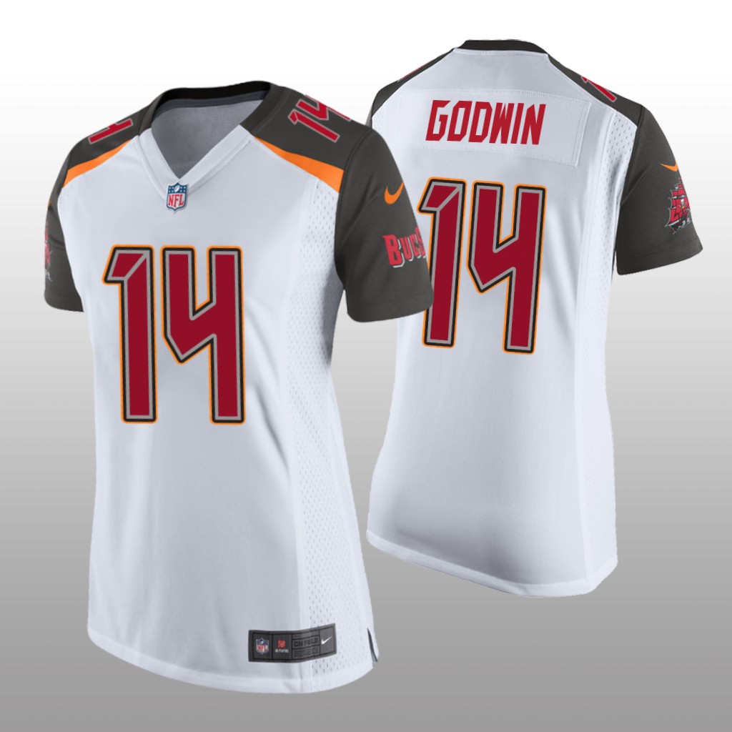 Tampa Bay Buccaneers Chris Godwin White Jersey Game - Women's