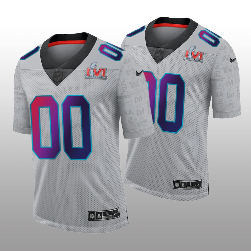 Tampa Bay Buccaneers Custom Gray Limited Super Bowl LVI - Men's