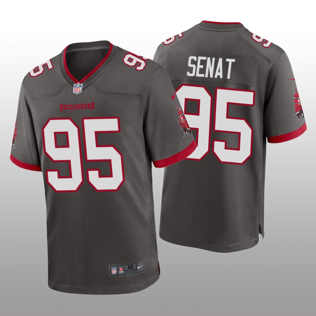 Tampa Bay Buccaneers Deadrin Senat Pewter Jersey Alternate Game - Men's
