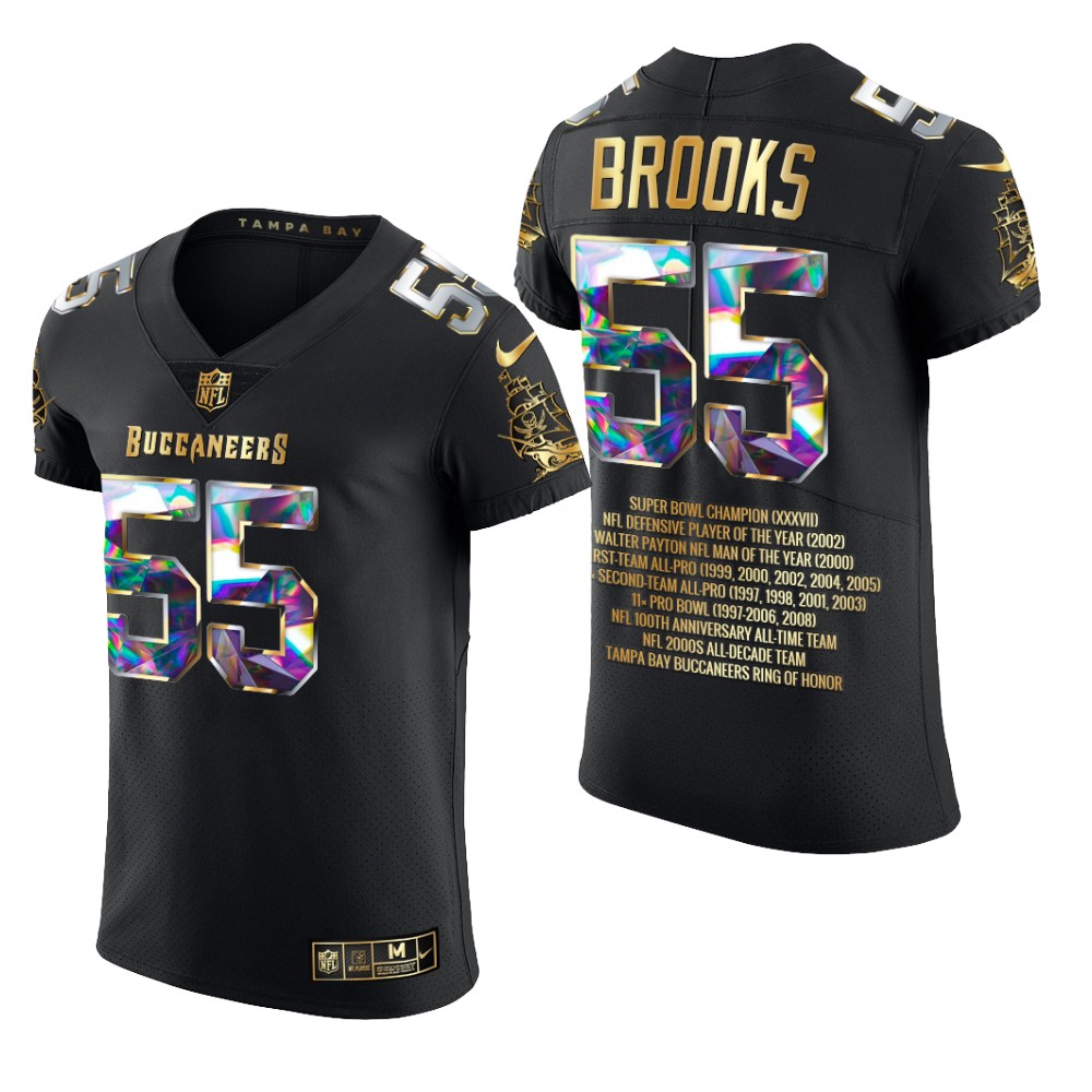 Tampa Bay Buccaneers Derrick Brooks Black Diamond Edition 2021 Career Highlights - Men's
