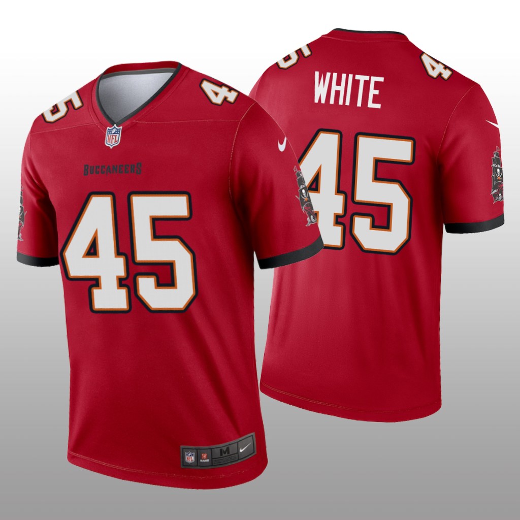 Tampa Bay Buccaneers Devin White Red Jersey Legend - Men's