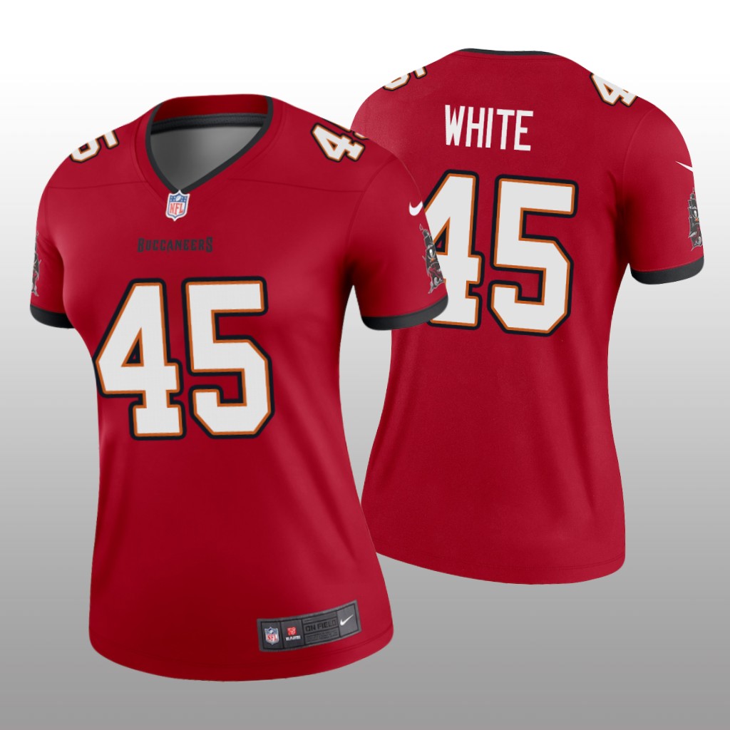 Tampa Bay Buccaneers Devin White Red Jersey Legend - Women's