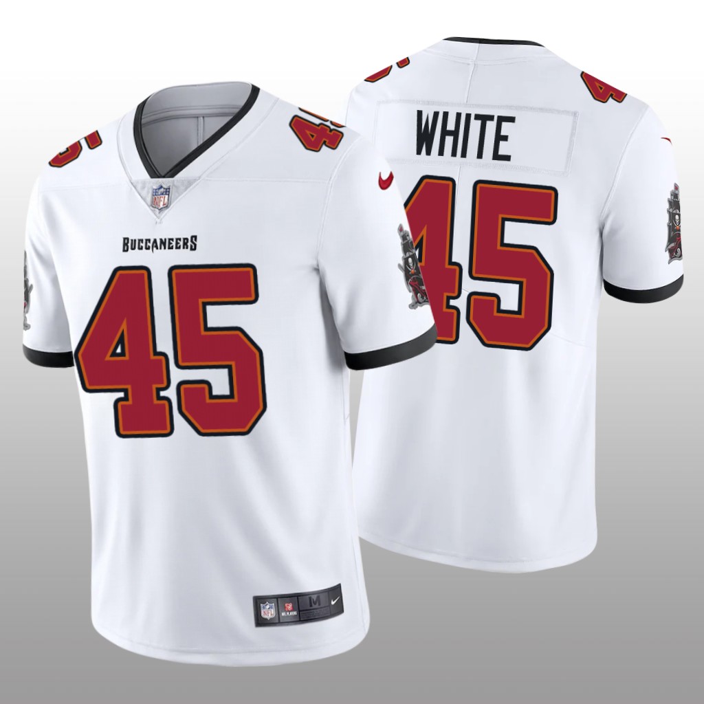 Tampa Bay Buccaneers Devin White White Jersey 2020 Vapor Limited - Men's