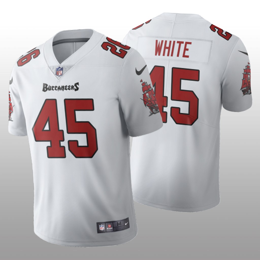 Tampa Bay Buccaneers Devin White White Jersey Vapor Limited - Men's