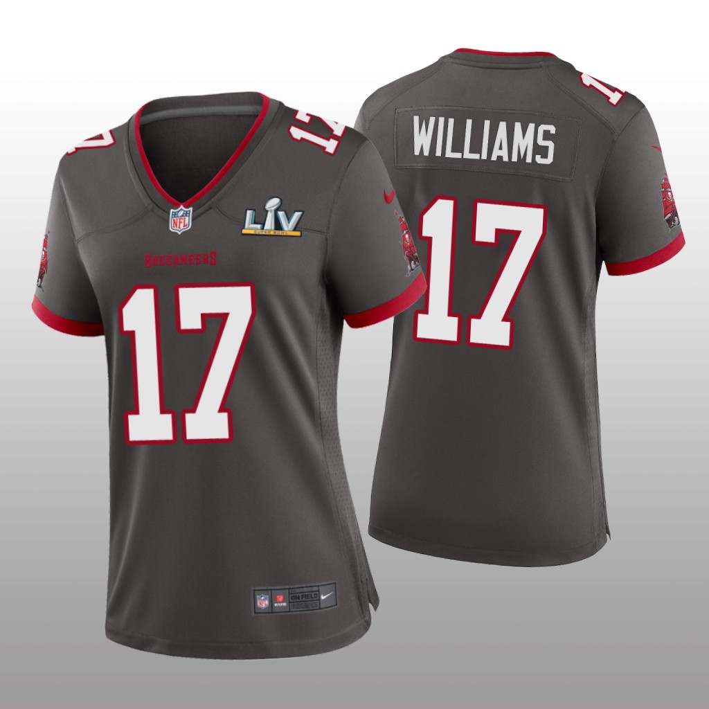 Tampa Bay Buccaneers Doug Williams Pewter Game Jersey Super Bowl LV - Women's